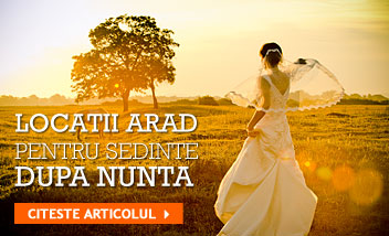 Locatii in Arad! Poze dupa nunta